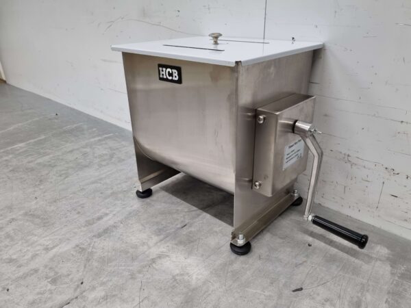 Horeca - Mélangeur de viande manuel en acier inoxydable - Marinateur 20 litres – Image 2