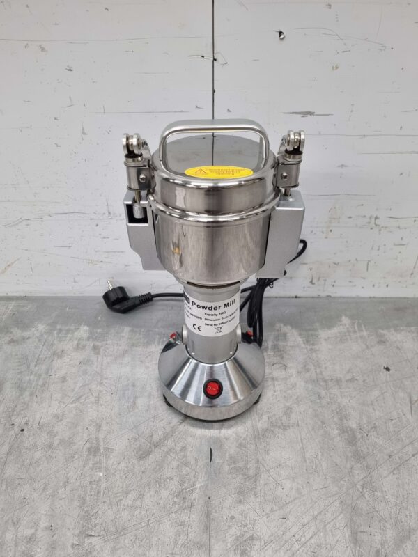 Moulin à épices électrique en acier inoxydable Moulin à grains Moulin à épices 100g 230V Horeca