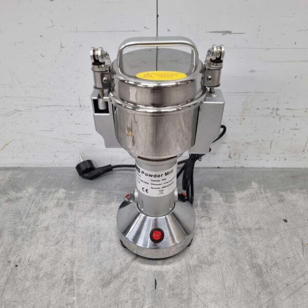 Moulin à épices électrique en acier inoxydable Moulin à grains Moulin à épices 100g 230V Horeca