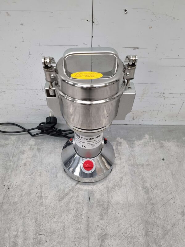 Moulin à épices électrique en acier inoxydable Moulin à grains Moulin à épices 200 grammes 230V Horeca