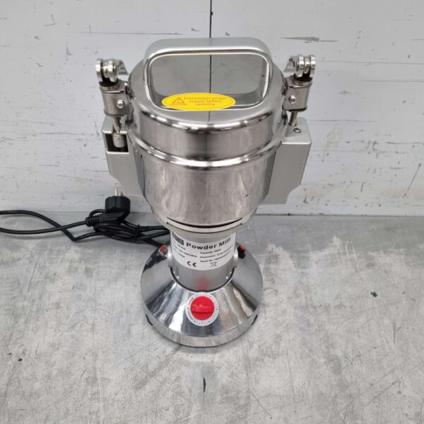 Moulin à épices électrique en acier inoxydable Moulin à grains Moulin à épices 200 grammes 230V Horeca