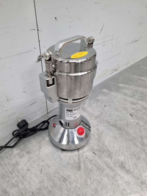 Moulin à épices électrique en acier inoxydable Moulin à grains Moulin à épices 200 grammes 230V Horeca – Image 3
