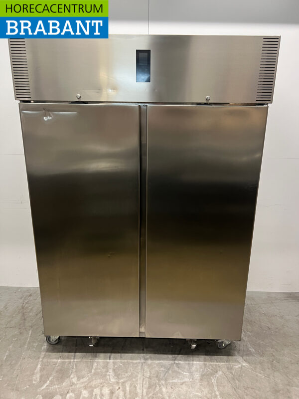 Acier inoxydable Polaris AD 140 BT Congélateur double porte 2 portes Congélateur 1400 litres 230V Horeca