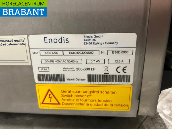 Four mixte Culion en acier inoxydable 6 x 2/3 GN 400V Horeca – Image 7