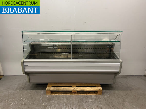 Zoin Vitrine réfrigérée Vitrine Snack Vitrine réfrigérée 200 cm 230V Cafétéria Chip shop