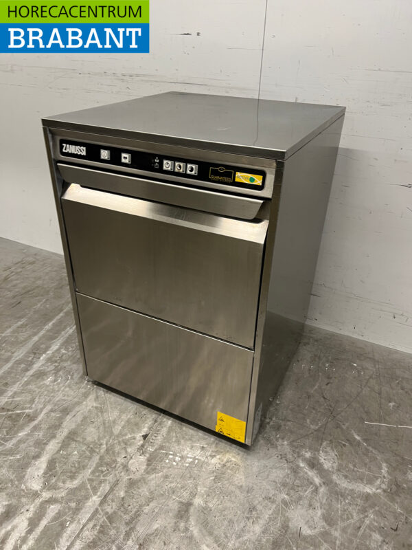 Lave-vaisselle Zanussi Zucai en acier inoxydable Chargement frontal 400V Horeca – Image 2