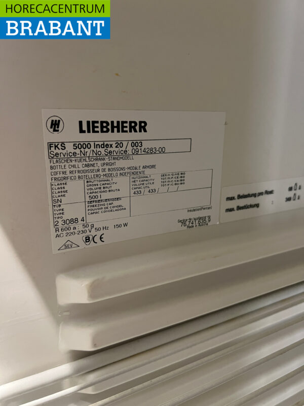 Liebherr Réfrigérateur Réfrigérant 500 litres 230V Horeca – Image 5