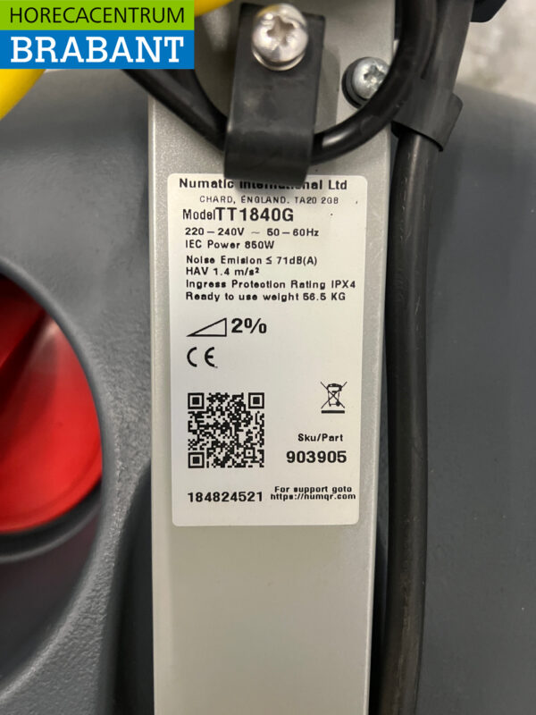 Numatic TT 1840 G Machine à récurer/aspirer 230V Horeca – Image 7