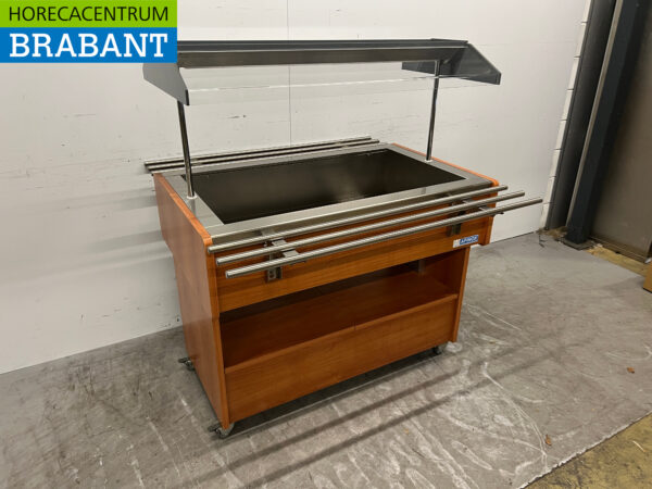 Buffet réfrigéré Afinox sur roues Buffet réfrigéré 3 x 1/1 GN 230V Horeca – Image 3