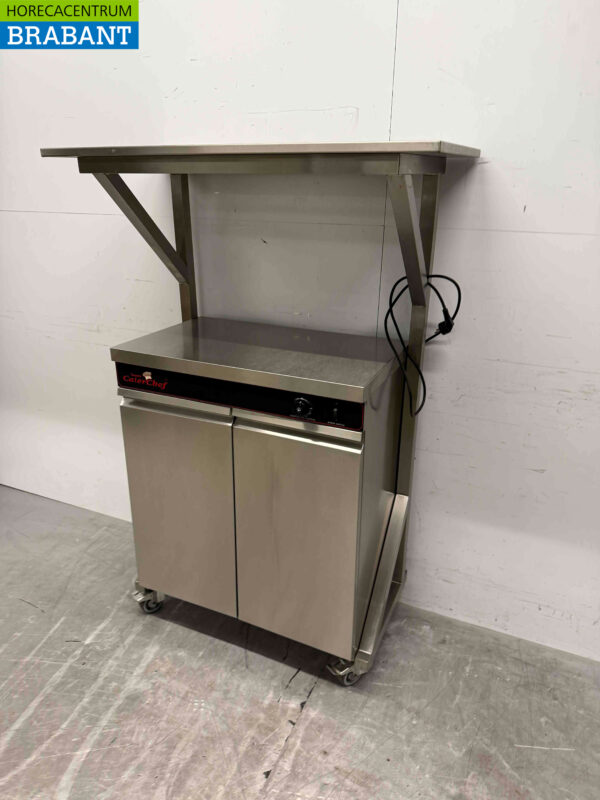 Chauffe-assiettes CaterChef en acier inoxydable 120 assiettes 230V Restauration – Image 2