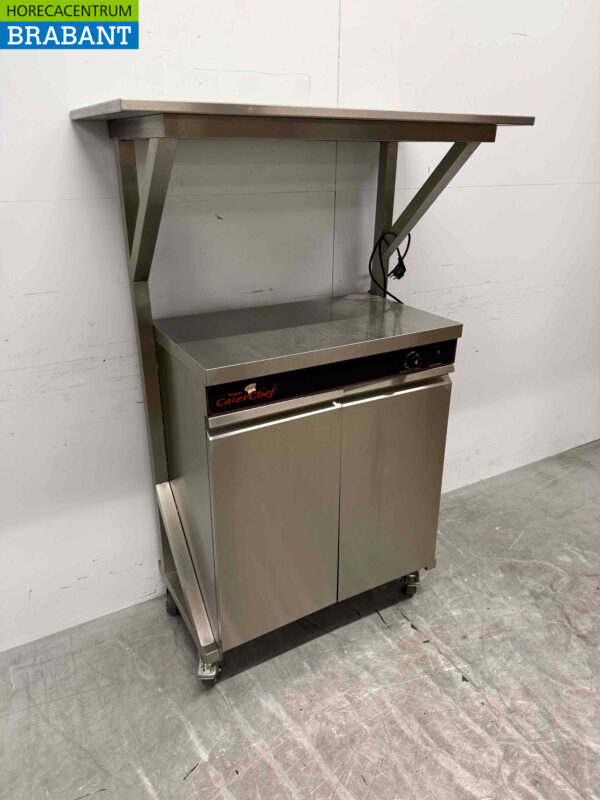 Chauffe-assiettes CaterChef en acier inoxydable 120 assiettes 230V Restauration – Image 3