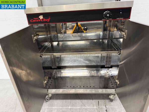 Chauffe-assiettes CaterChef en acier inoxydable 120 assiettes 230V Restauration – Image 4