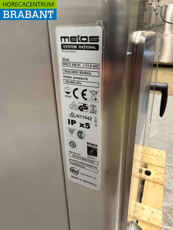 SelfCookingCenter Rational en acier inoxydable SCC WE 61 Combisteamer Four à vapeur 400V Horeca – Image 6