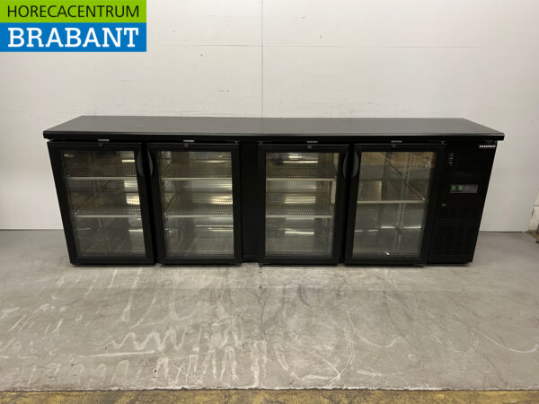 Maxxfrost Bar Cooler 4 portes pliantes 254 cm 230V Horeca
