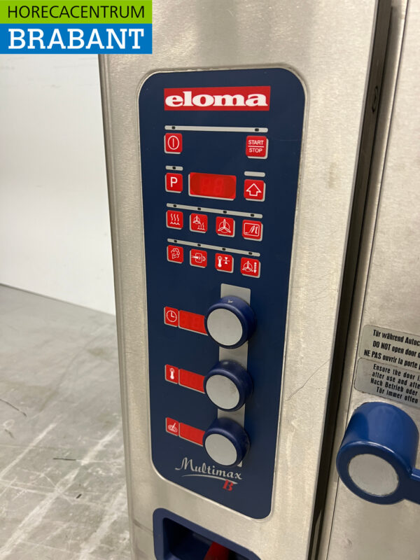 Four à vapeur Eloma Combisteamer en acier inoxydable 7 x 60/40 plaques 400V Horeca – Image 4