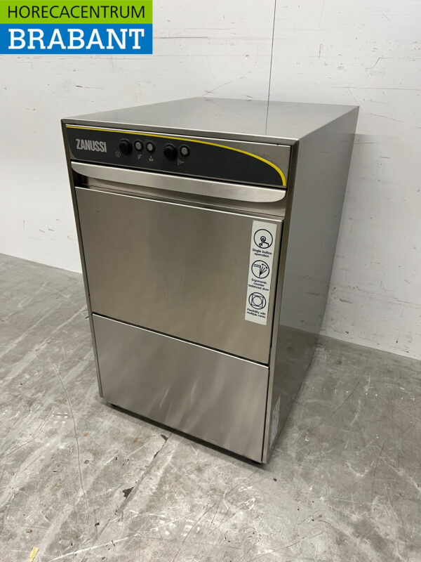 Lave-linge en verre Zanussi en acier inoxydable Lave-linge en verre 230V Restauration – Image 2