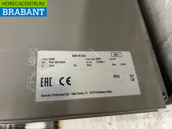 Lave-linge en verre Zanussi en acier inoxydable Lave-linge en verre 230V Restauration – Image 5