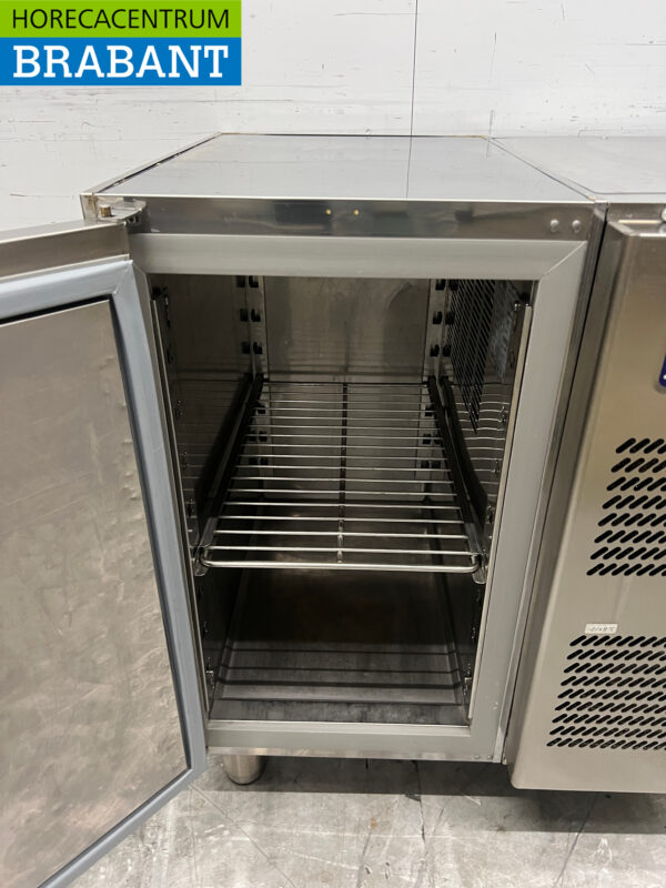 Établi réfrigéré en acier inoxydable 1 porte 77 cm 230V Horeca – Image 4
