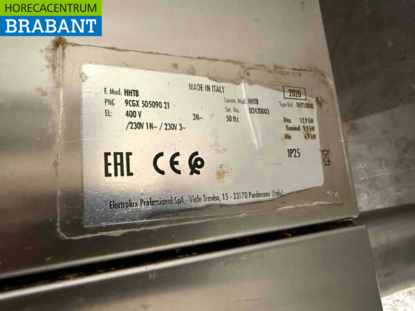 Lave-vaisselle coulissant Zanussi HHT8 en acier inoxydable Lave-vaisselle 400V Restauration – Image 7