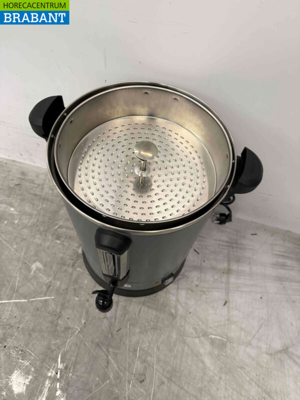 Machine à café percolateur à double paroi en acier inoxydable 14,3 litres 95 tasses 230V Horeca – Image 3