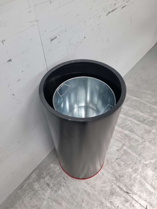 Poubelle Combisteel en acier inoxydable Extincteur de flamme 35 ltr Restauration – Image 3