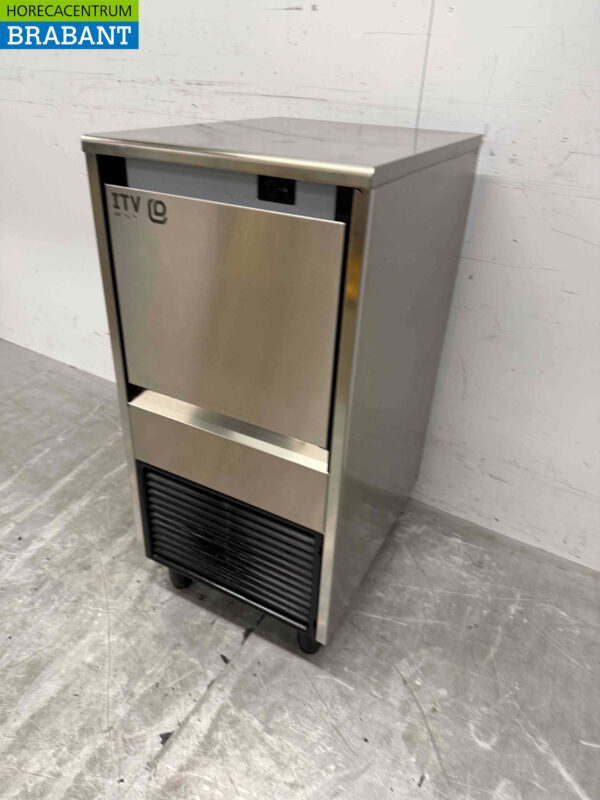 Machine à glaçons ITV Quasar en acier inoxydable Machine à glaçons 33 kg p/d 230V Horeca – Image 2