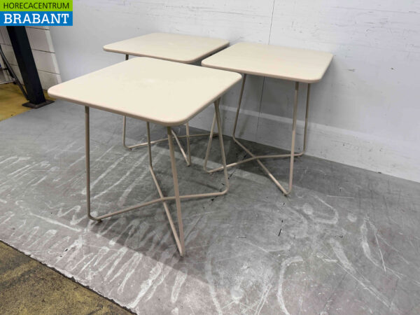 Table Table à manger 60 x 60 x 71 cm 3 pièces Horeca – Image 2
