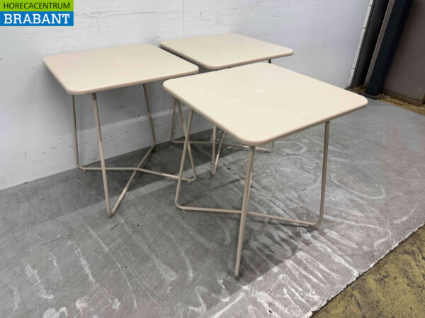 Table Table à manger 60 x 60 x 71 cm 3 pièces Horeca – Image 3