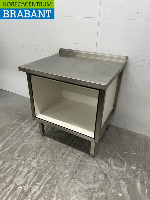 Table de travail en acier inoxydable 85 x 75 x 90,5 cm Restauration – Image 2