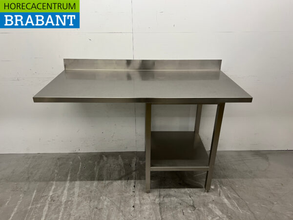 Table de travail en acier inoxydable 150 x 70 x 97 cm Horeca