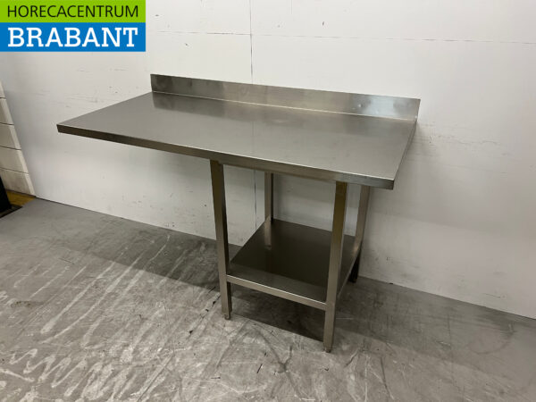 Table de travail en acier inoxydable 150 x 70 x 97 cm Horeca – Image 2
