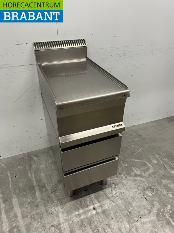 Meuble Hobart en acier inoxydable Meuble neutre avec 2 tiroirs 40 cm Restauration – Image 3