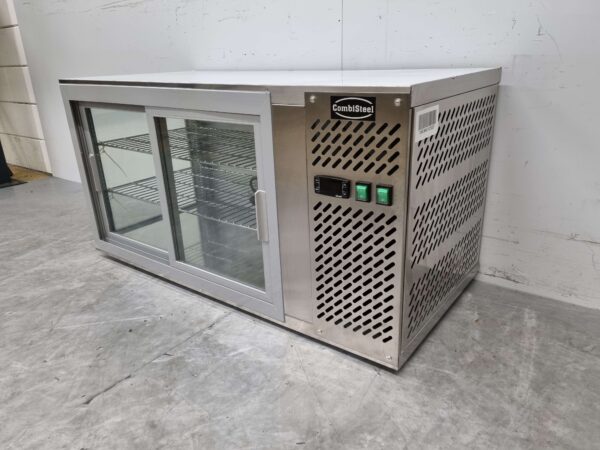 Acier inoxydable Combisteel Vitrine réfrigérée 111 cm 230V Horeca – Image 2