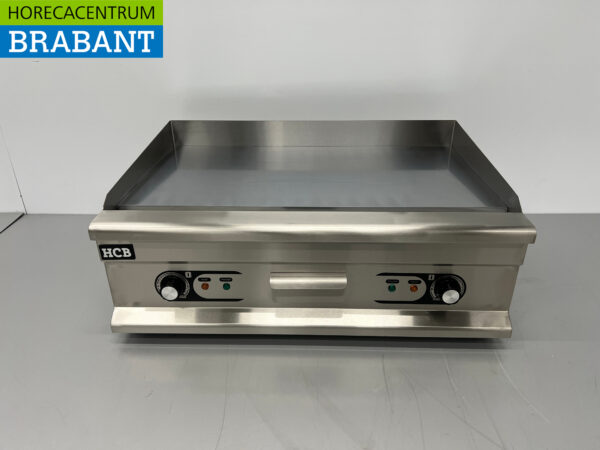 Planche à griller en acier inoxydable Planche à griller en chrome 75 cm 400V Horeca