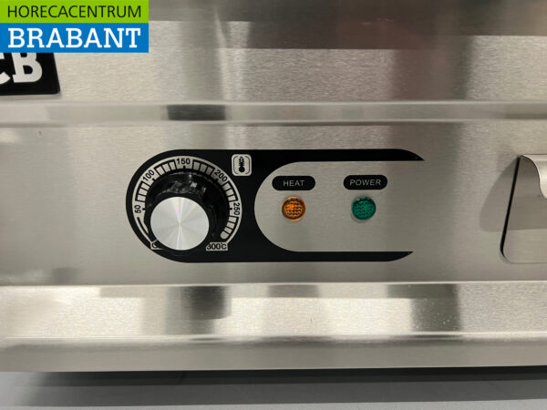 Planche à griller en acier inoxydable Planche à griller en chrome 75 cm 400V Horeca – Image 4