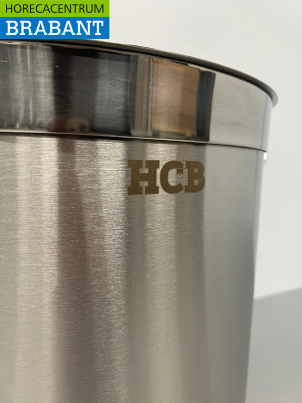 Acier inoxydable HCB Poêle à soupe Poêle de cuisson Induction 36.5 x 37 cm 33 litres Horeca – Image 6
