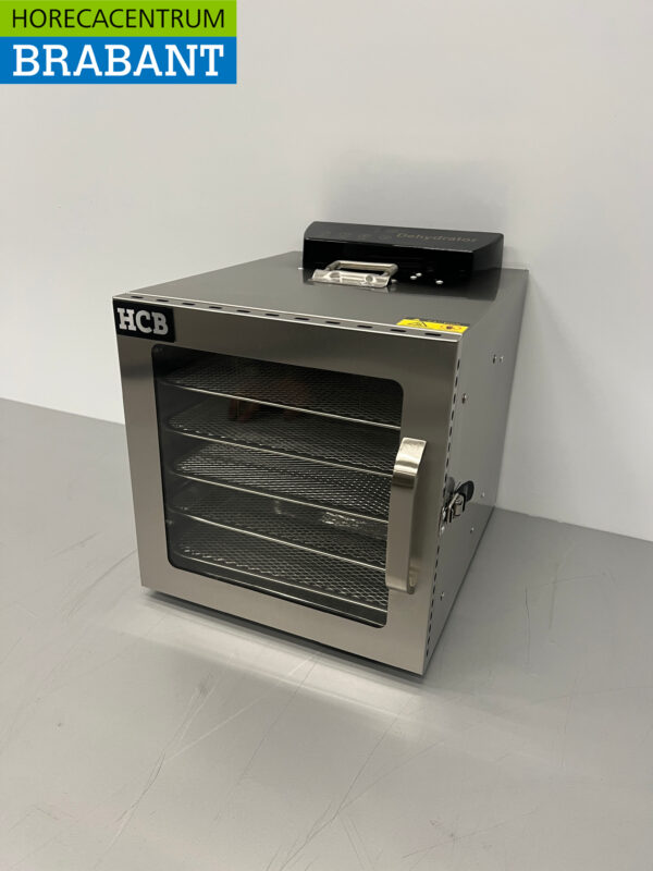 Déshydrateur alimentaire en acier inoxydable Déshydrateur de fruits 6 grilles 230V Horeca – Image 2