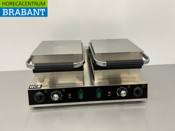 Gaufrier double en acier inoxydable Gaufres de Liège 230V Catering