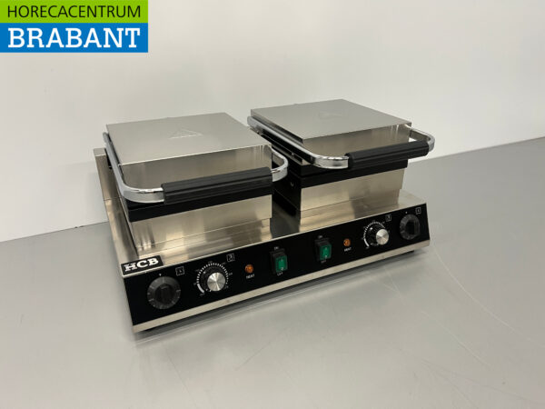 Gaufrier double en acier inoxydable Gaufres de Liège 230V Catering – Image 2