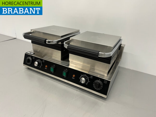 Gaufrier double en acier inoxydable Gaufres de Liège 230V Catering – Image 3