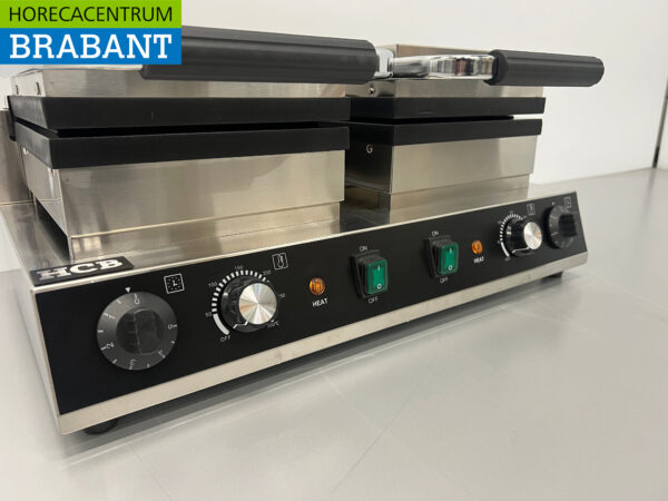 Gaufrier double en acier inoxydable Gaufres de Liège 230V Catering – Image 6