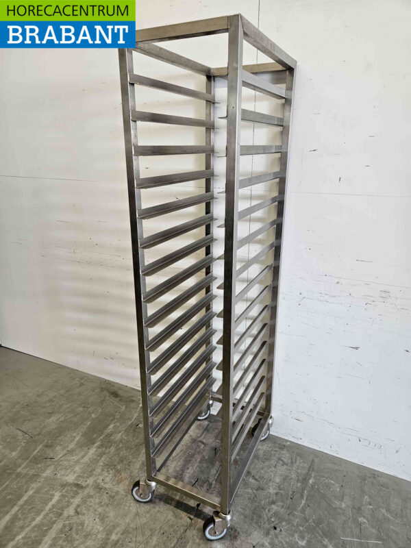 Chariot en acier inoxydable 15 x 1/1 GN/gastronorm Horeca – Image 2