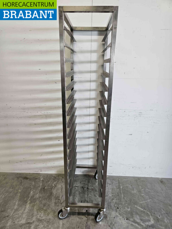 Chariot en acier inoxydable 15 x 1/1 GN/gastronorm Horeca