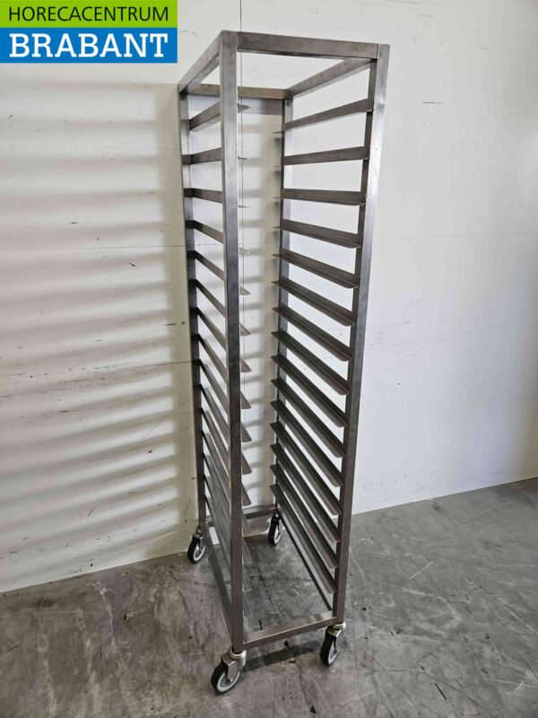 Chariot en acier inoxydable 15 x 1/1 GN/gastronorm Horeca – Image 3