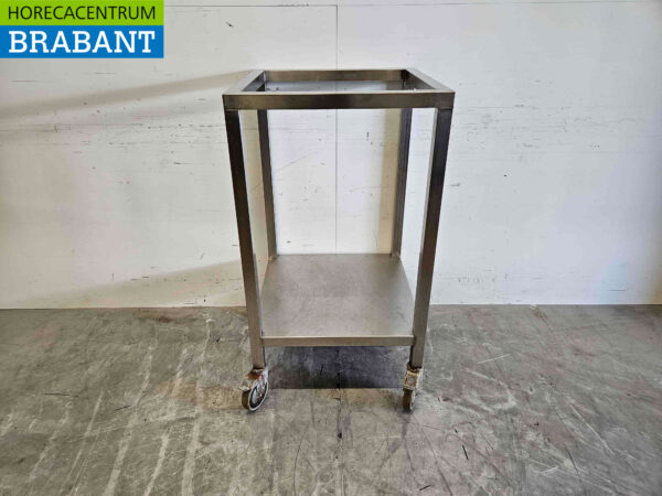 Châssis mobile en acier inoxydable 60,5 x 61 x 110 cm Restauration