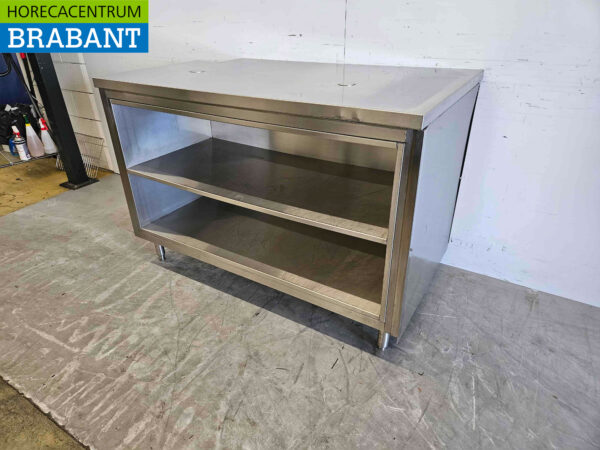 Table de travail en acier inoxydable Armoire de travail 134 cm Restauration – Image 3