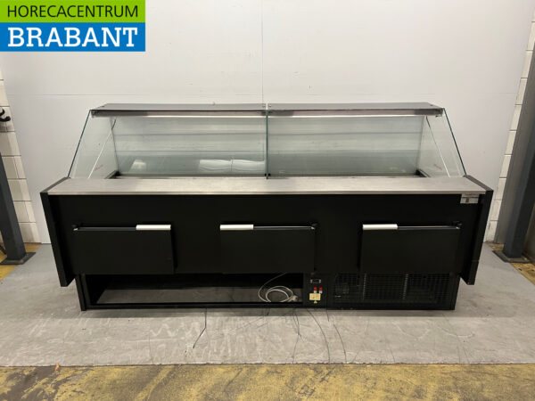 Combisteel Vitrine réfrigérée Vitrine Snack 258,5 cm 230V Restauration Frites Comptoir – Image 4