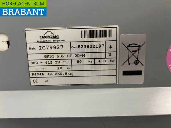 Carpigiani GK3T en acier inoxydable Machine à glace molle Machine à milkshake 400V Horeca – Image 6