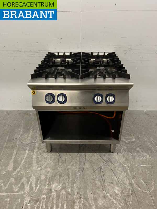Cuiseur 4 feux Electrolux en acier inoxydable Propane 80 cm Horeca