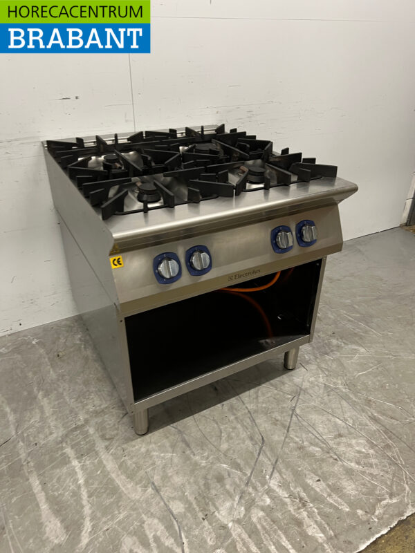 Cuiseur 4 feux Electrolux en acier inoxydable Propane 80 cm Horeca – Image 3